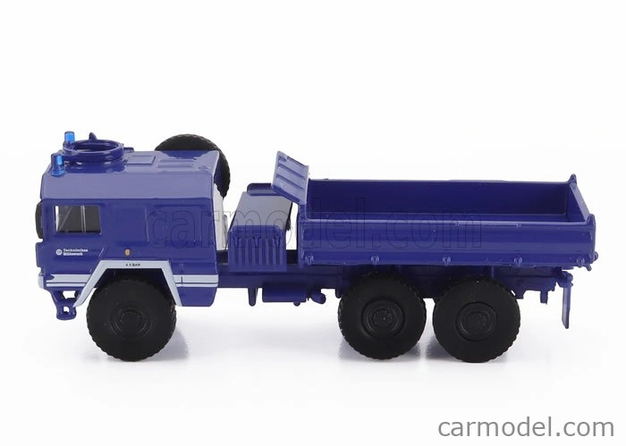 Schuco MAN Kat1 5t. Truck Thw 3-assi 1969 1:87 Blue