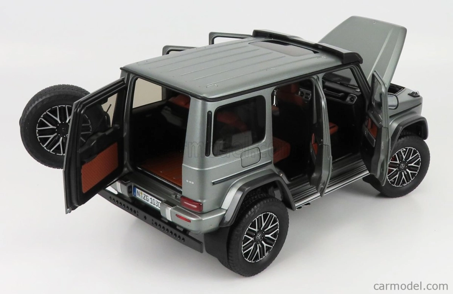 Nzg Mercedes benz G-class 4x4² 2022 1:12 Platina Stříbro Met