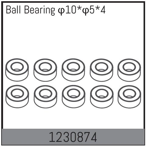 1230874 - Ball Bearing 10*5*4 (10)