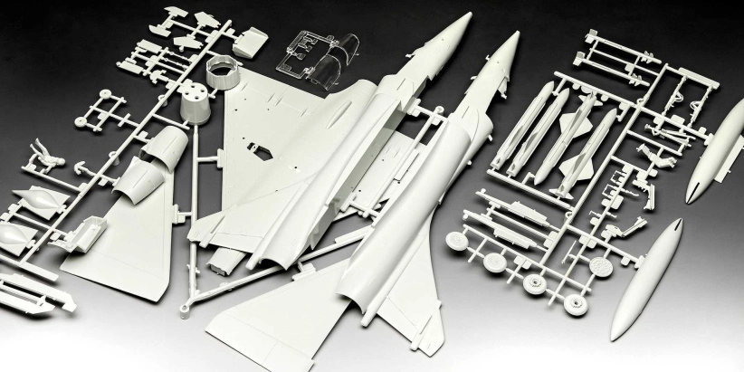 Lietadlo Plastic ModelKit 03813 - Dassault Mirage 2000C (1:48)