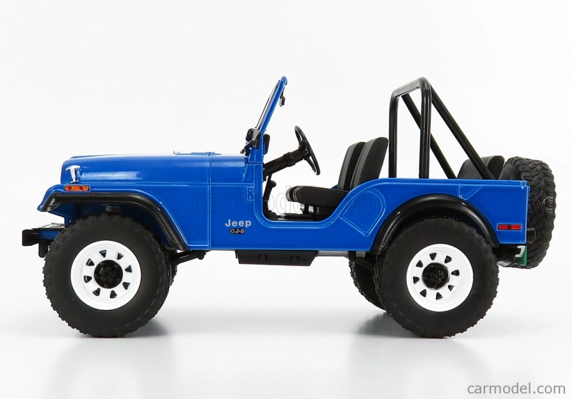Greenlight Jeep Cj-5 Open 1972 - Mork & Mindy 1:18 Blue
