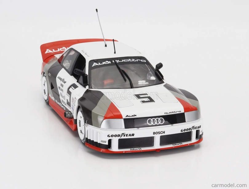 Werk83 Audi 90 Quattro Imsa Gto Team Audi Sport N 5 2. Laguna Imsa 1989 Hurley Haywood 1:18 Bielo-šedo-červená