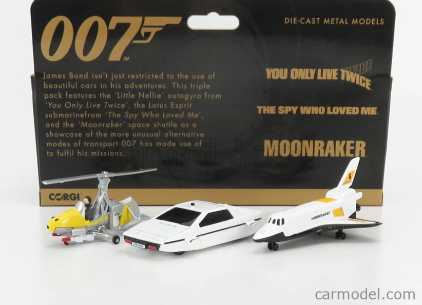 Corgi Lotus Set 007 James Bond - tři modely 1:50