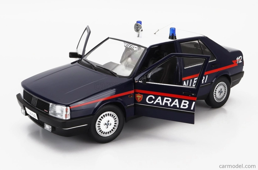 Mitica-diecast Fiat Croma 2.0 Turbo Ie Carabinieri 1988 Police 1:18 Modrá Bílá