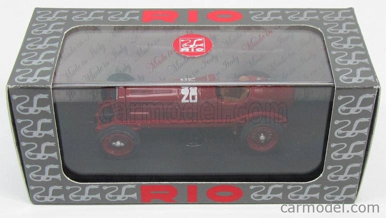 Rio-models Alfa romeo F1 P3 N 28 Winner Nizza Gp 1934 A.varzi 1:43 Červená