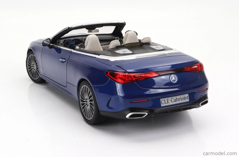 Norev Mercedes benz Cle-class Cabriolet (a236) Amg Line 2024 1:18 Spektrální Modrá Černá