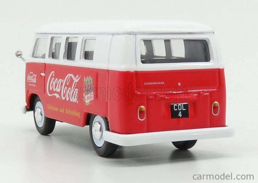 Corgi Volkswagen T1 Camper Van Coca-cola 1961 1:43 Červená Bílá