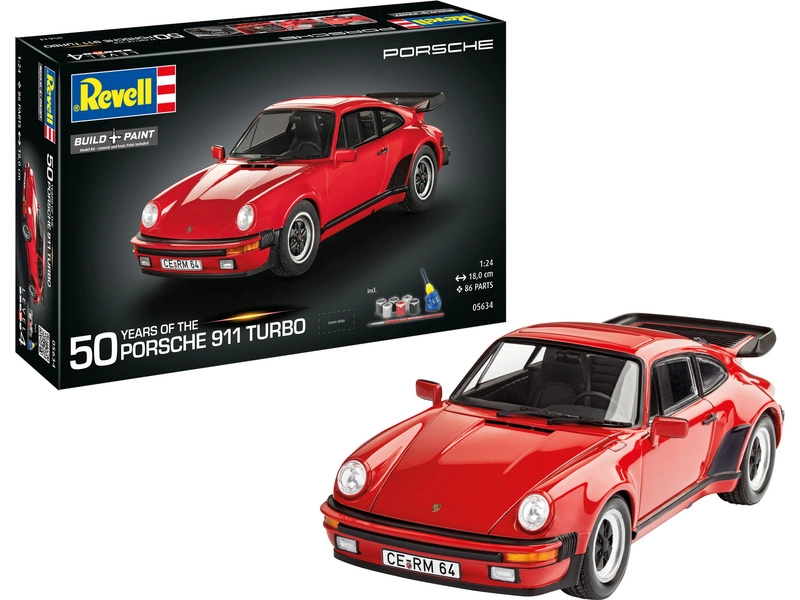 Revell Porsche 911 Turbo (50th Anniversary) (1:24) (darčeková súprava)