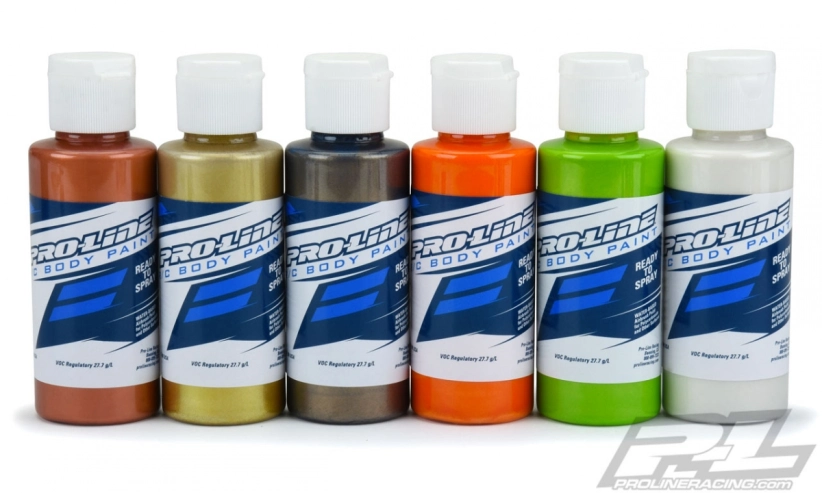 Súprava farieb na airbrush Pro-Line (6 ks 60 ml)