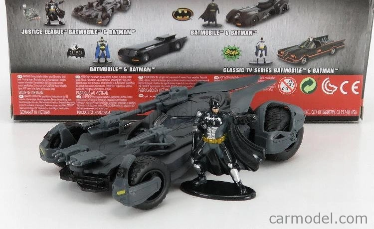 Jada Batman Batmobil Justice League Film s figúrkou Batman 2017 1:32 Matt Grey
