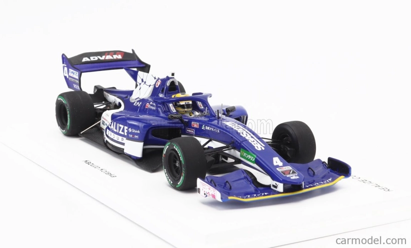 Spark-model Dallara Sf23 Trd 01f Team Realize Corporation Kondo Racing N 4 Super Formula Sezóna 2024 Kazuto Kotaka 1:43 Modrá Biela