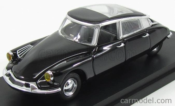 Rio-models Citroen Ds19 Prestige - Transparent Roof - Jacqueline Kennedy Visit In Paris 1961 1:43 Black