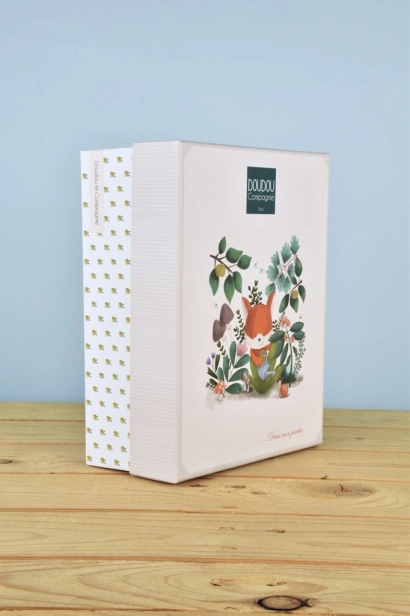 Doudou Dárková sada Plyšová liška Romarin hrající melodii 20 cm