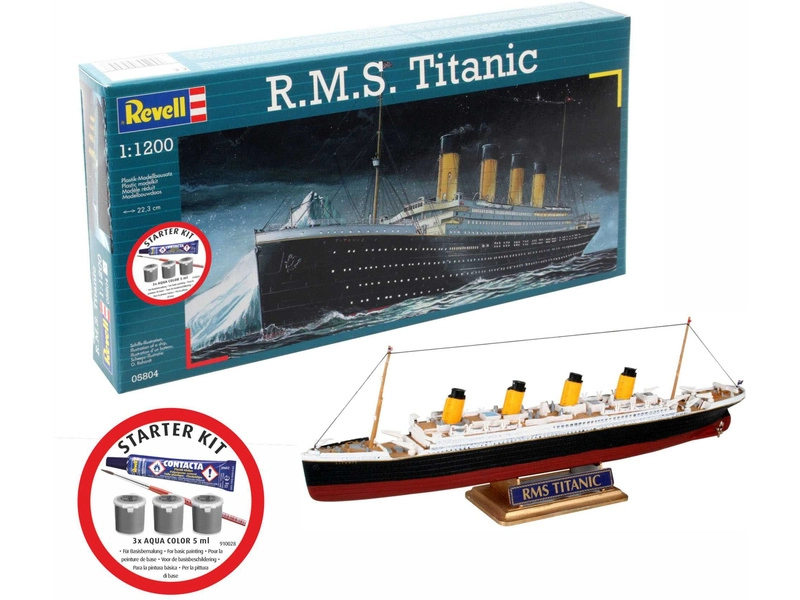 Revell R.M.S. Titanic (1:1200) (štartovacia súprava)