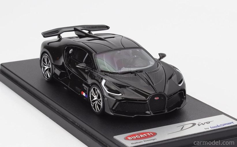 Looksmart Bugatti Divo 2020 1:43 Karbonová Lesklá Černá
