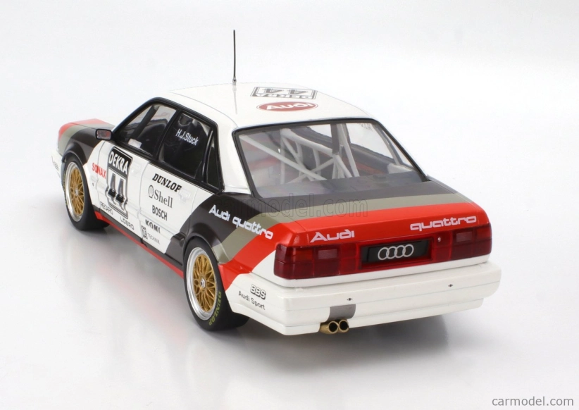 Werk83 Audi Quattro V8 Team Schmidt Motorsport Technik N 44 Winner Dtm Sezóna 1990 Hans Joachim Stuck 1:18 Biela Sivá Červená