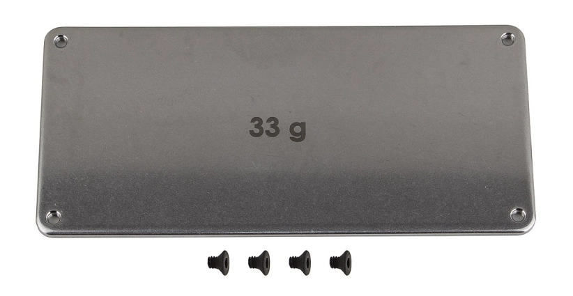 RC10B6.4 FT 33 g závažie pod reguláciu, oceľové, 1 ks