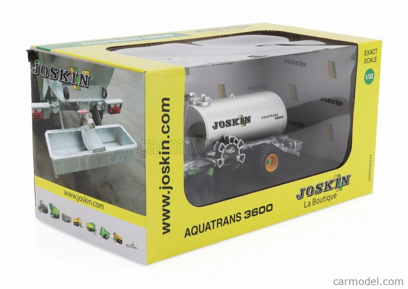 Universal hobbies Joskin Aquatrans 3600 Tanker Trailer 2010 1:32 Silver