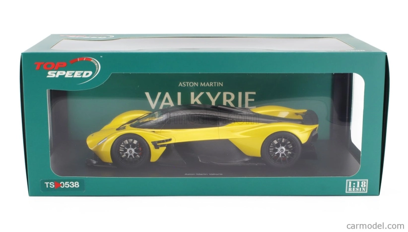 Truescale Aston martin Valkyrie 2021 1:18 Žlutá