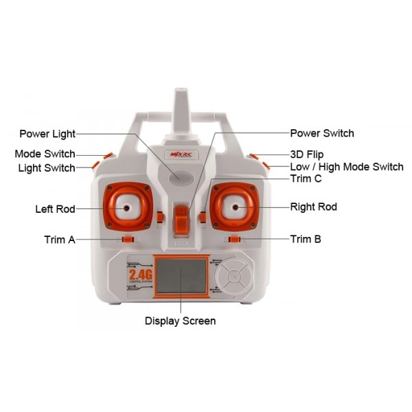 RC dron MJX X705C FPV KAMERA C4010 BIELA