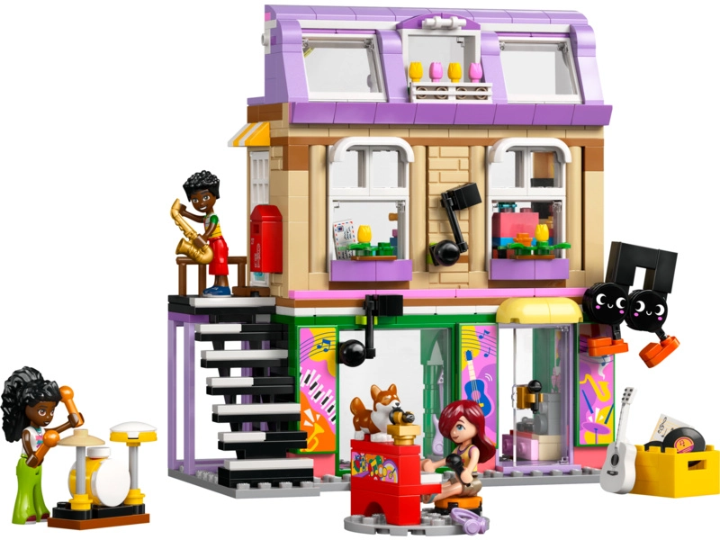 LEGO Friends - Hudobný obchod a byt