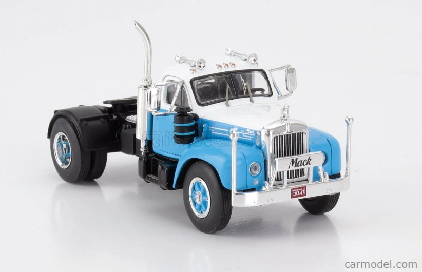 Ixo-models Mack B 61 Tractor Truck 2-assi 1:64 Light Blue White