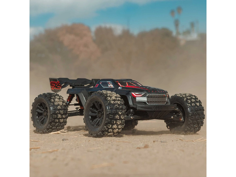 RC auto Arrma Kraton 6S BLX V6 1:8 4WD Extreme Bash RTR, čierne