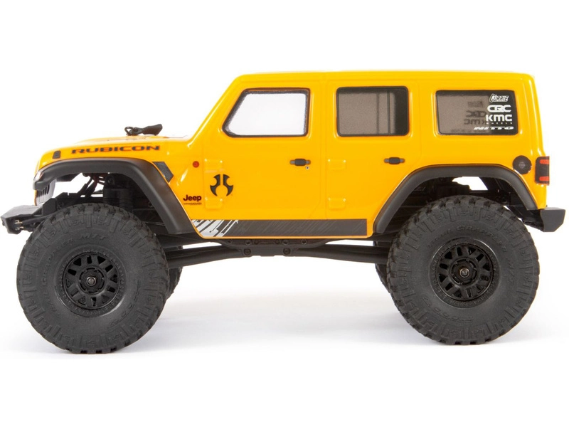 RC auto Axial SCX24 Jeep Wrangler JLU CRC 2019 V2 1:24 4WD RTR, žlutá