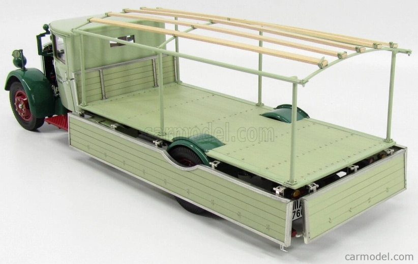 Cmc Mercedes Benz Lo2750 Truck With Tarpaulin - Cassone Telonato 1933 1:18 Zelená