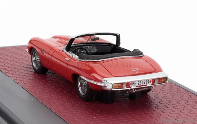 Matrix scale models Jaguar E-type Frua Roadster Open 1964 1:43 Red