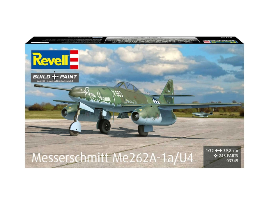 Plastic ModelKit letadlo 03749 - Messerschmitt Me262A-1a/U4 (1:32)