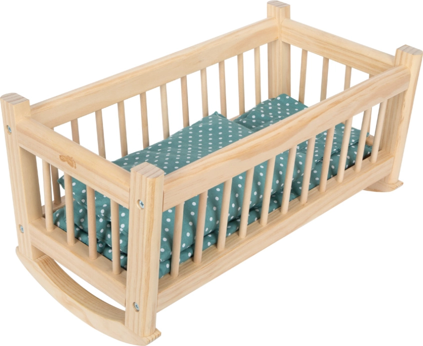small foot Dřevěná kolébka pro panenky přírodní