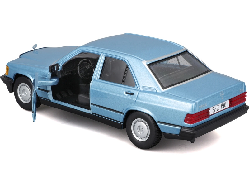 Bburago Mercedes benz 190e 1984 1:24 Diamantově Modrá