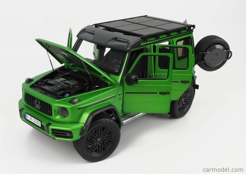 Nzg Mercedes benz G-class 4x4² 2022 1:12 Peklo Magno Green Met