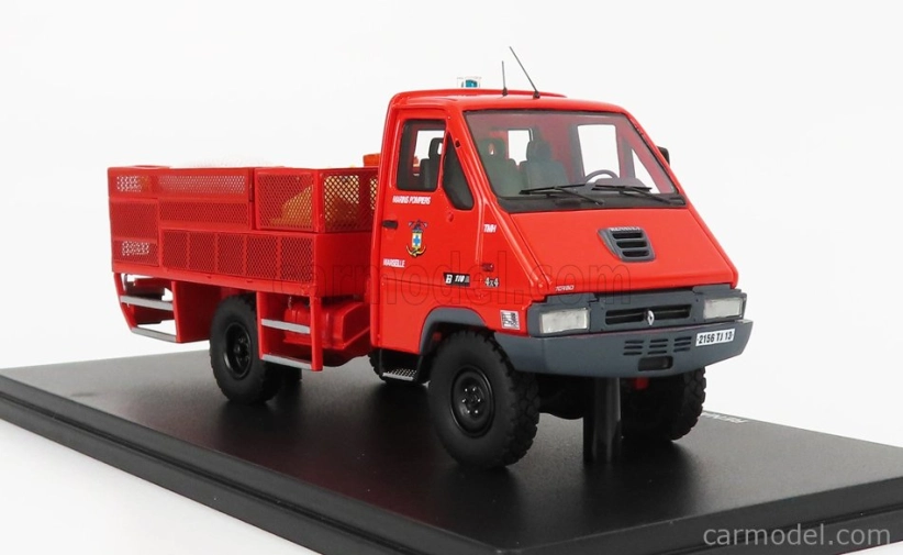 Alerte Renault B110 4x4 Truck Tmh Bmpm Sapeurs Pompiers Marines Marselle 1998 1:43 Red