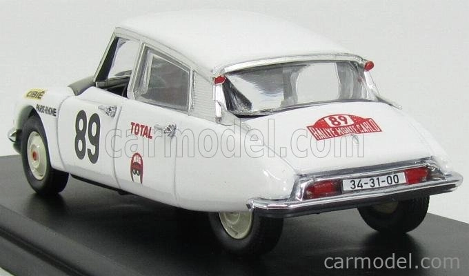 Rio-models Citroen Ds21 N 89 Rally Montecarlo 1970 Marcus - Bryde - Braein 1:43 biela čierna