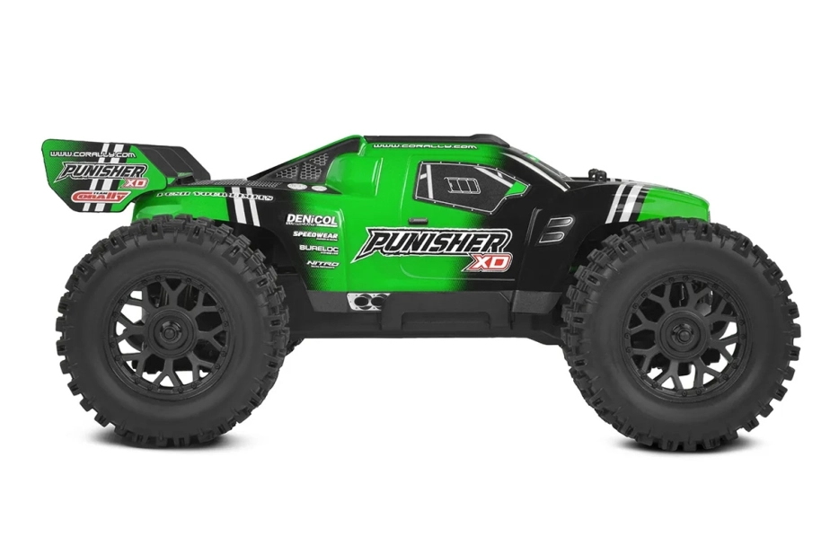 PUNISHER XD - RTR - Brushed 2S - Zelená
