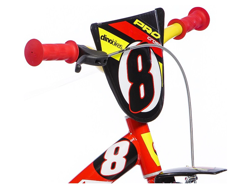 DINO Bikes - Detský bicykel 12" červený