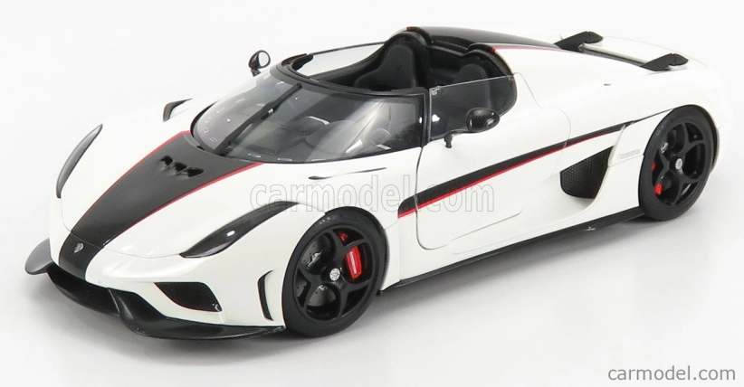 Autoart Koenigsegg Regera 2016 1:18 Biela čierna Carbon Red
