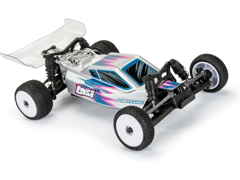 Kolesá Pro-Line 1:24, pneumatiky Electron 2.0, biely disk, H7 (4): Micro-B