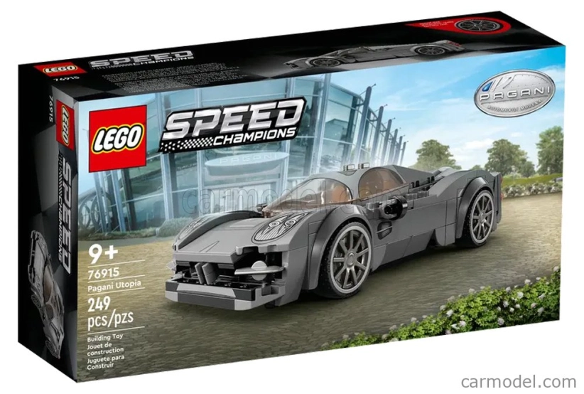 Lego Pagani Lego Speed Champion - Utopia 2022 - 249 Pezzi - 249 Pieces Grey