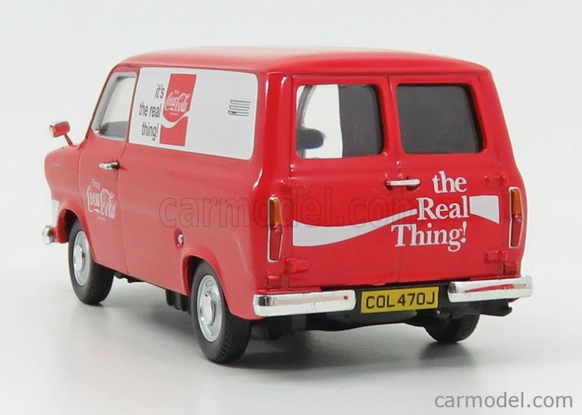 Corgi Ford england Transit Mki Van Coca-cola 1970 1:43 Červená Bílá