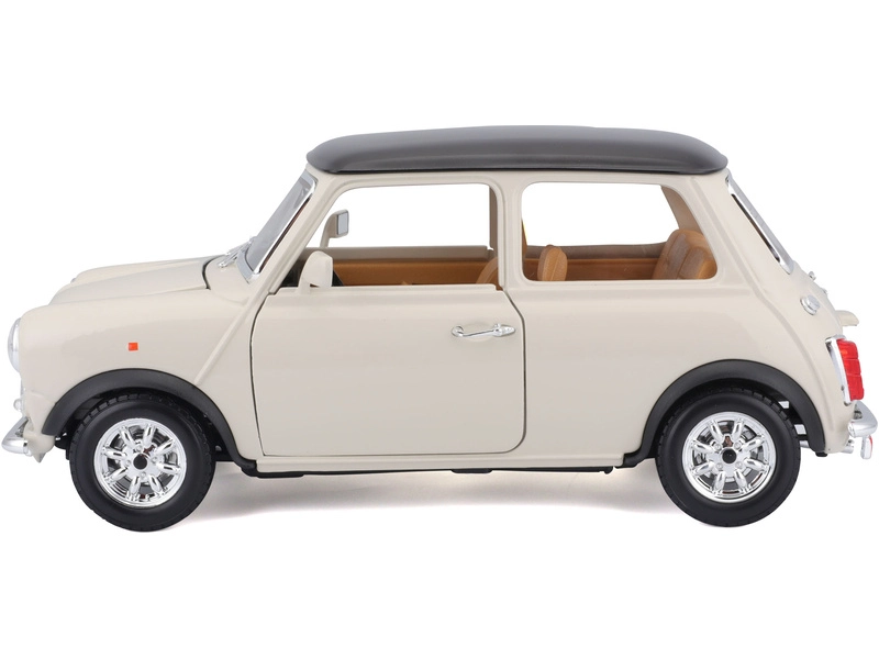 Bburago Mini Cooper 1969 1:18 krémová