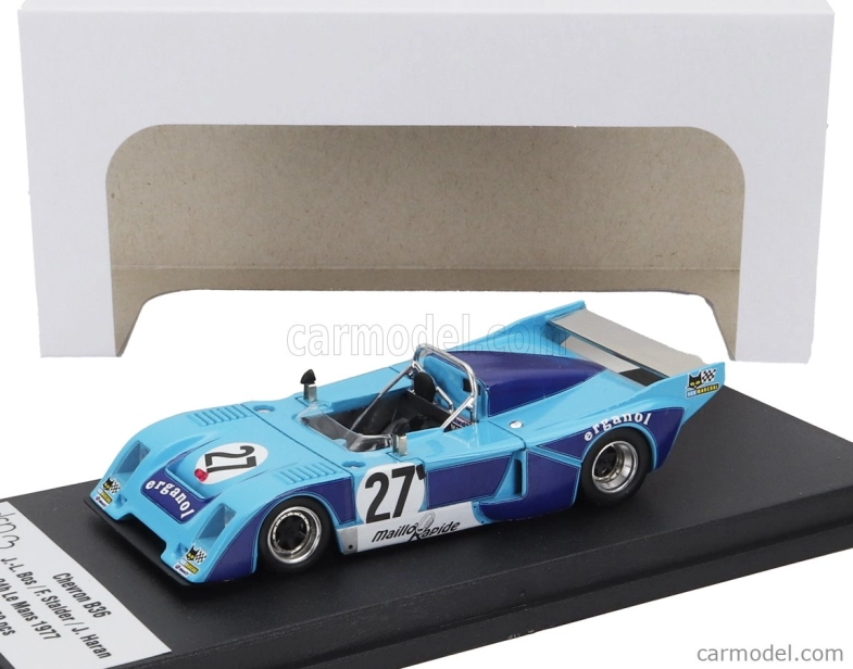Trofeu Chevron B36 Spider Team Societe Racing N 27 24h Le Mans 1977 Jean Louis Bos - Fred Stalder - Jacky Heran 1:43