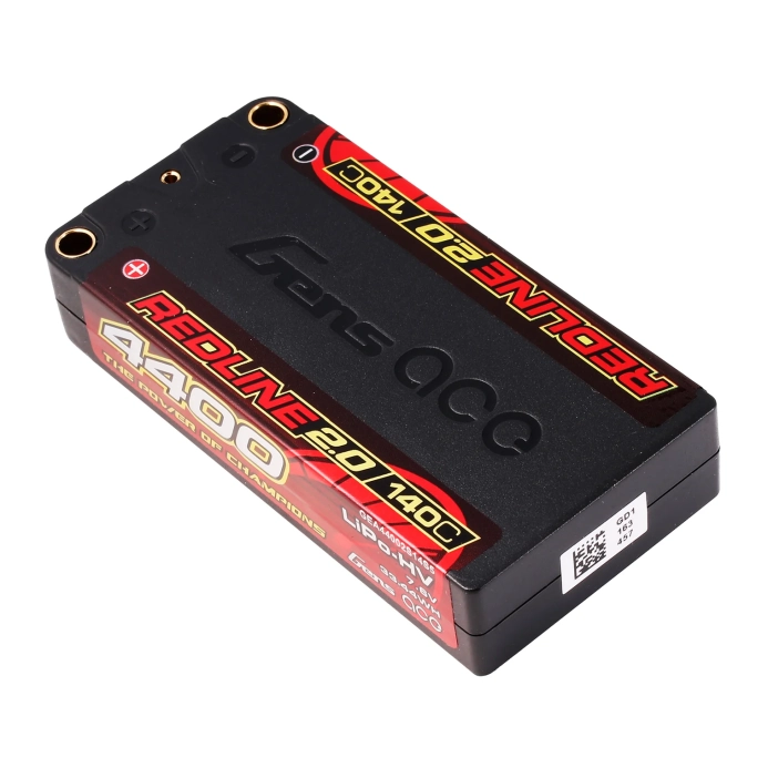Gens ace HV LiPo Redline 2.0 Series 4400mAh 7.6V 140C 2S1P Hardcase 111# | RCprofi.cz