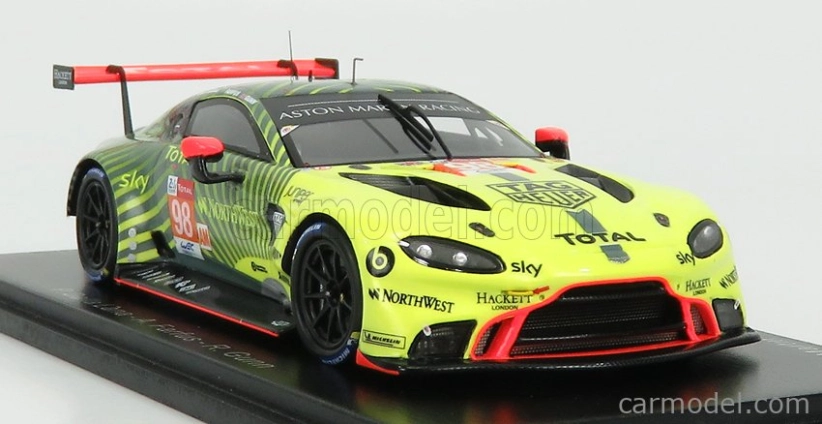 Spark-model Aston martin Vantage Amr Team Aston Martin Racing N 98 33rd 24h Le Mans 2020 P.della Lana - A.farfus - R.gunn 1:43 Yellow
