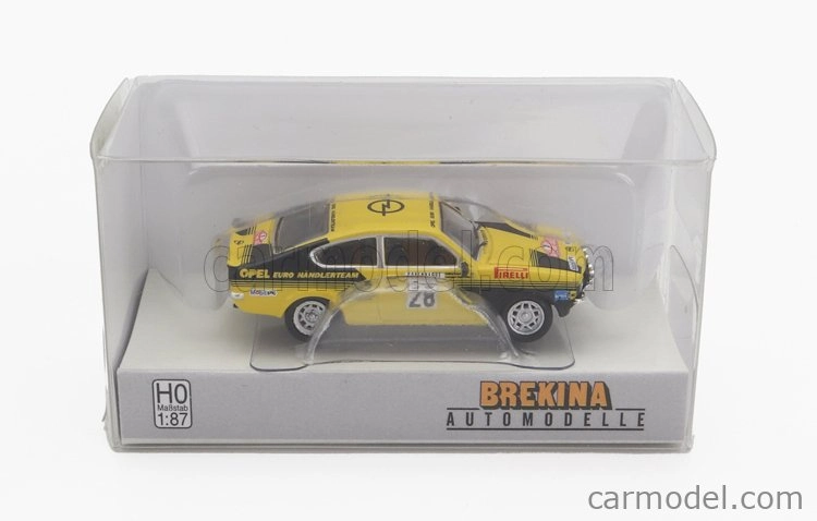 Brekina plast Opel Kadett C Gt/e (night Version) N 28 1:87, žlutá