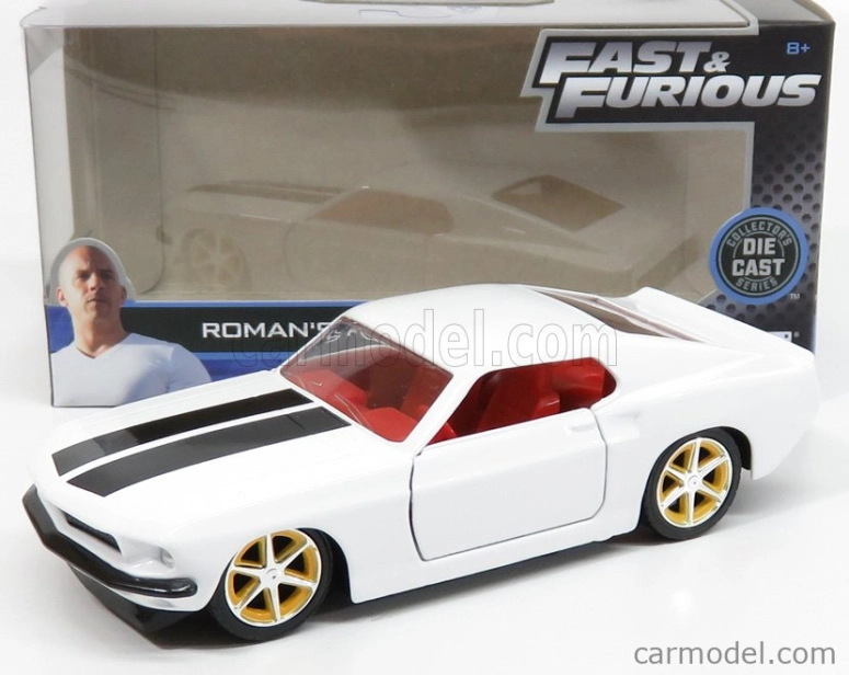 Jada Ford usa Roman's Mustang Custom Anvil Halo 1969 - Fast & Furious Vi (2013) 1:32 Biela