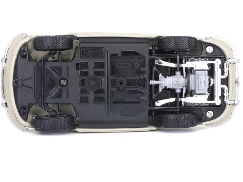 Bburago Porsche 356B Coupe 1961 1:24 krémová