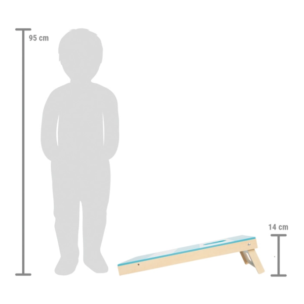 malá hra 2v1 Cornhole a stolný hokej Active